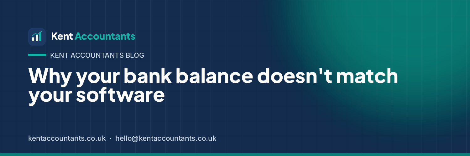 Why your bank balance doesn't match your software